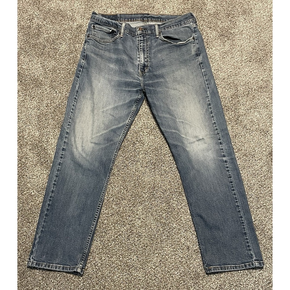 Levi's 505 Straight Fit Jeans Men 36x30 Blue Medium Wash Classic‎ Denim